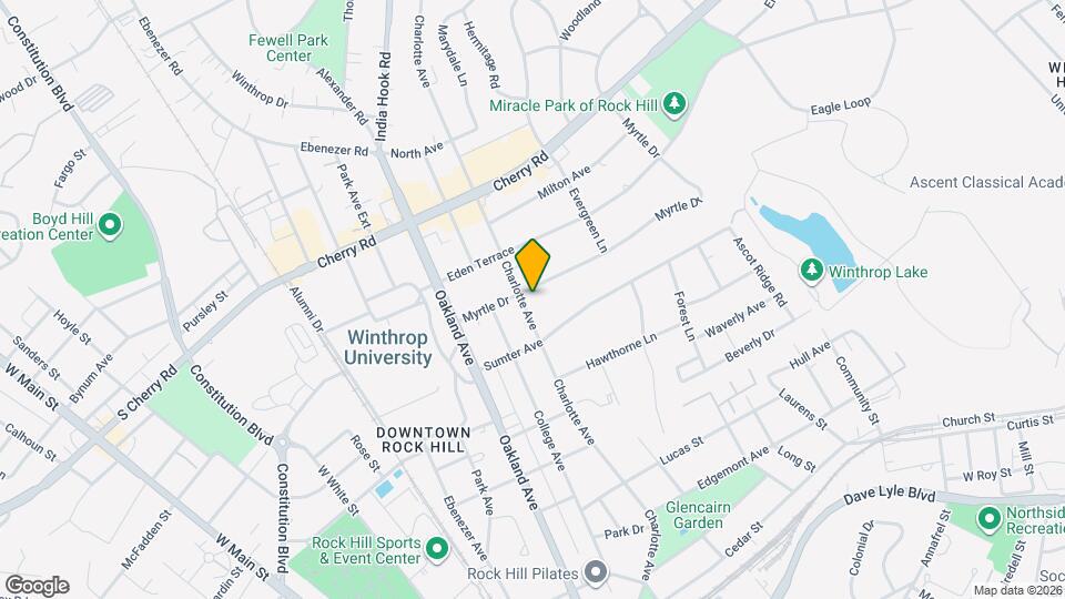 738 Charlotte Ave Map and Location Details