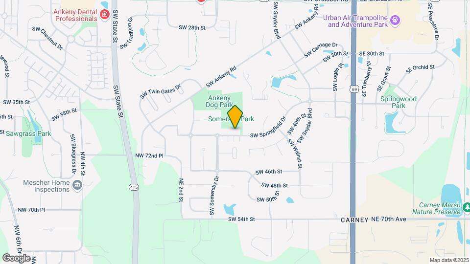 832 SW Springfield Dr Map and Location Details