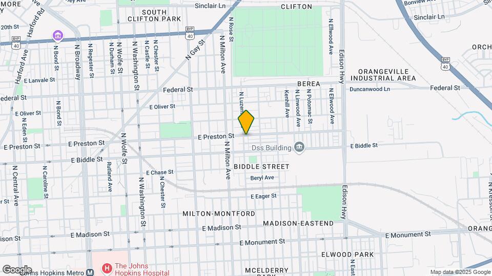1233 N Luzerne Ave Map and Location Details