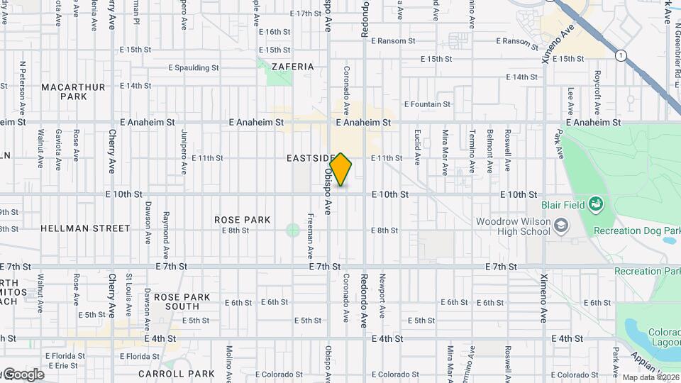 3225 E 10th St Map and Location Details