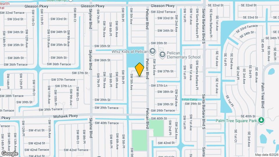 416 SW 37th Terrace Mapa y Detalles de la Ubicación