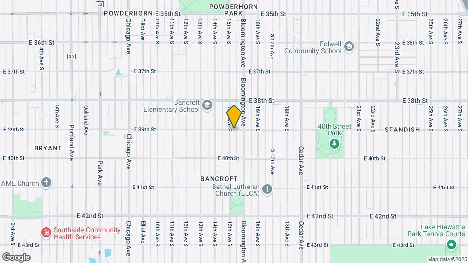 3901 15th Ave S Map and Location Details