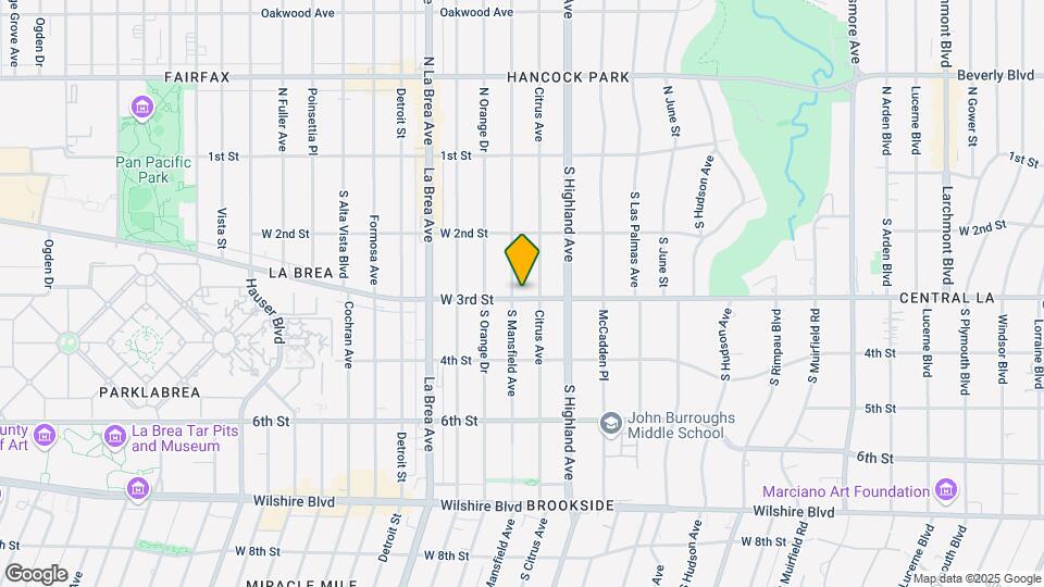266 S Mansfield Ave Map and Location Details
