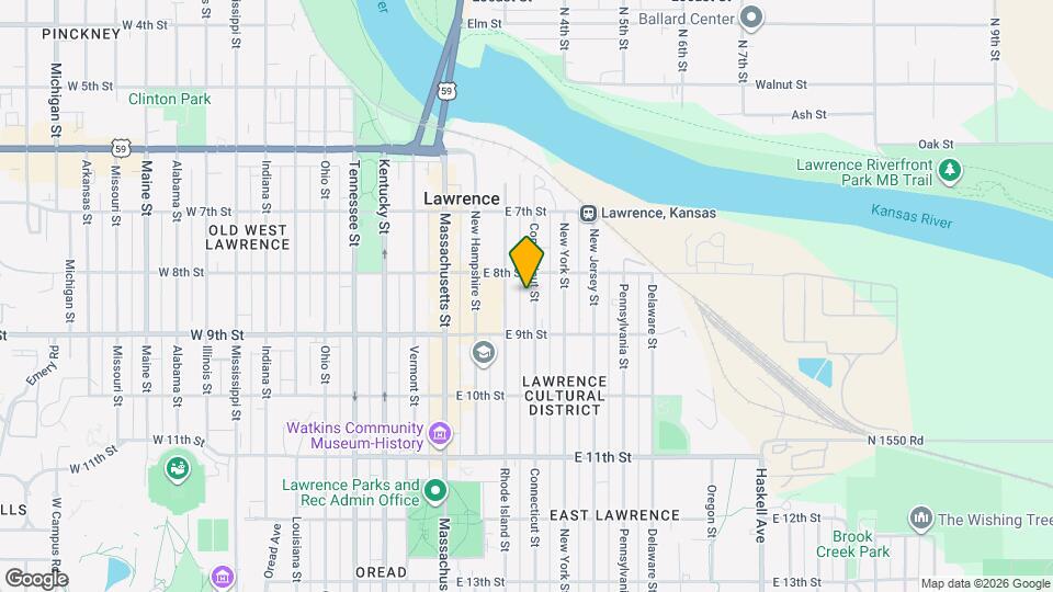 819 Connecticut St Map and Location Details