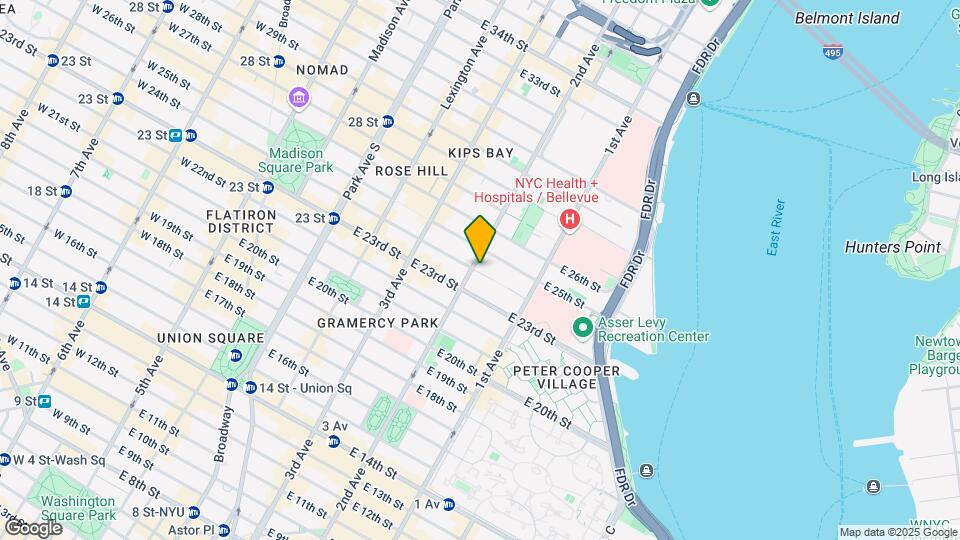 305 E 24th St-Unit -4D Map and Location Details