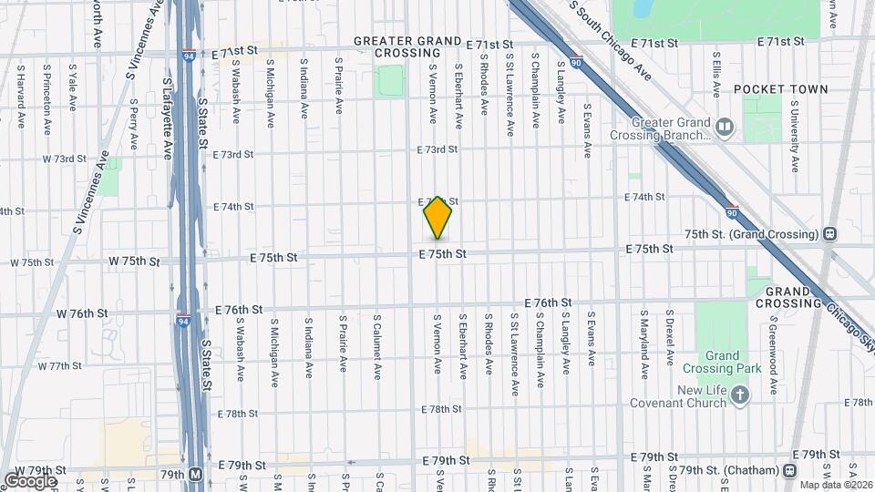 7453 S Vernon Ave Mapa y Detalles de la Ubicación