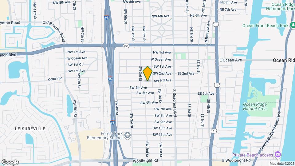 314 SW 3rd Ave Map and Location Details