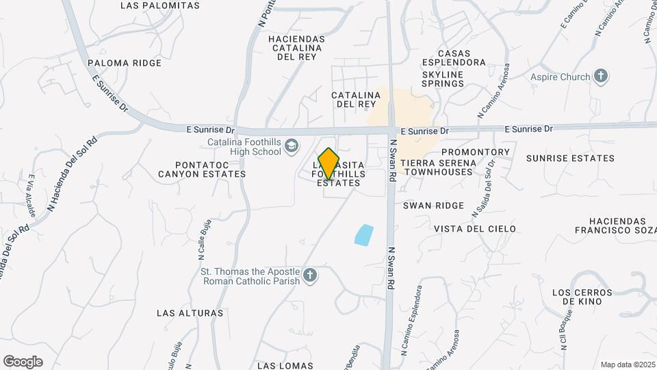 5444 N La Casita Dr Mapa y Detalles de la Ubicación