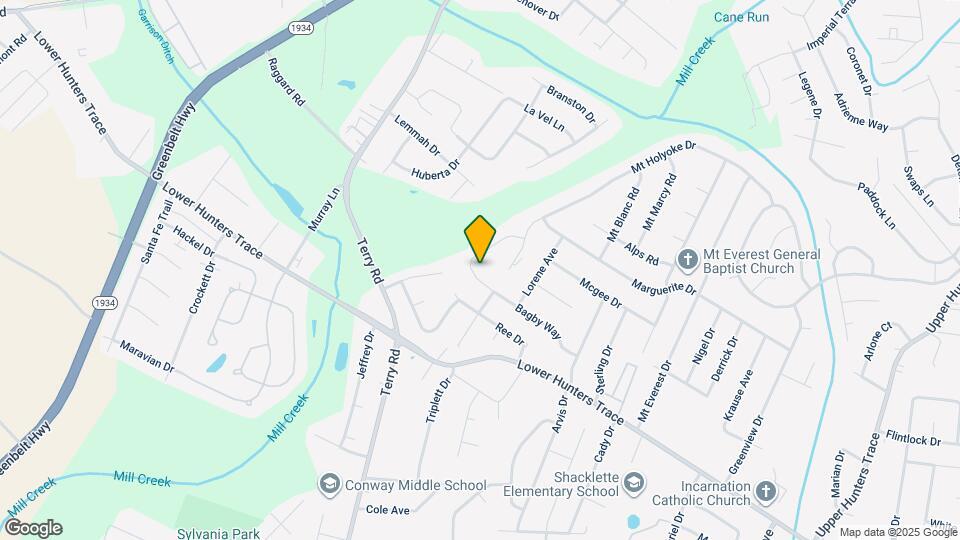 2717 Bagby Way Map and Location Details