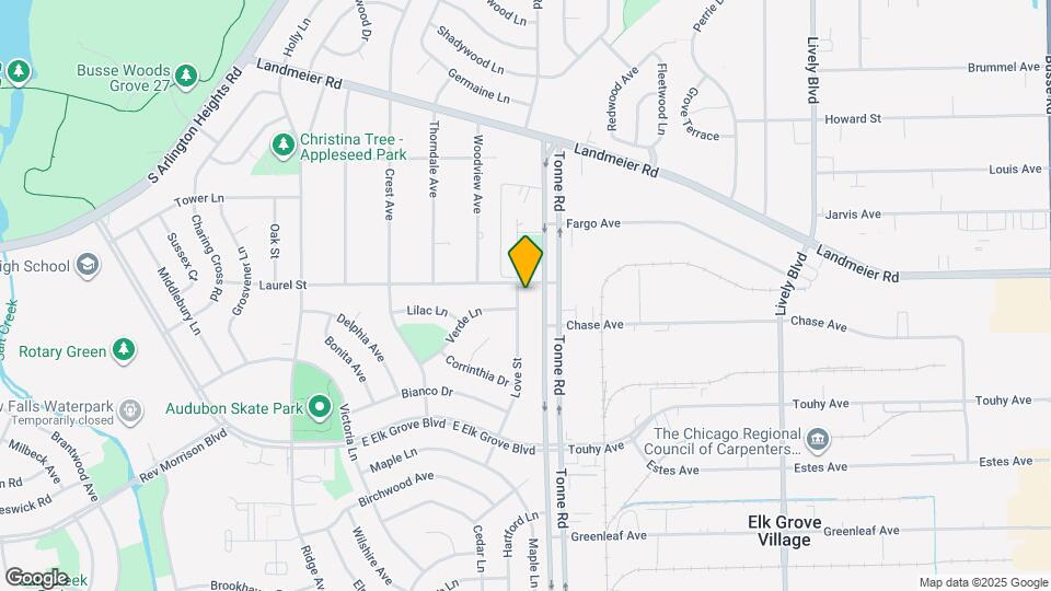 635 Love St Map and Location Details