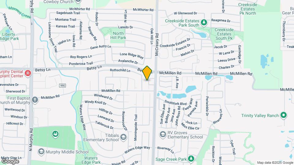 1025 Pampa Dr Map and Location Details