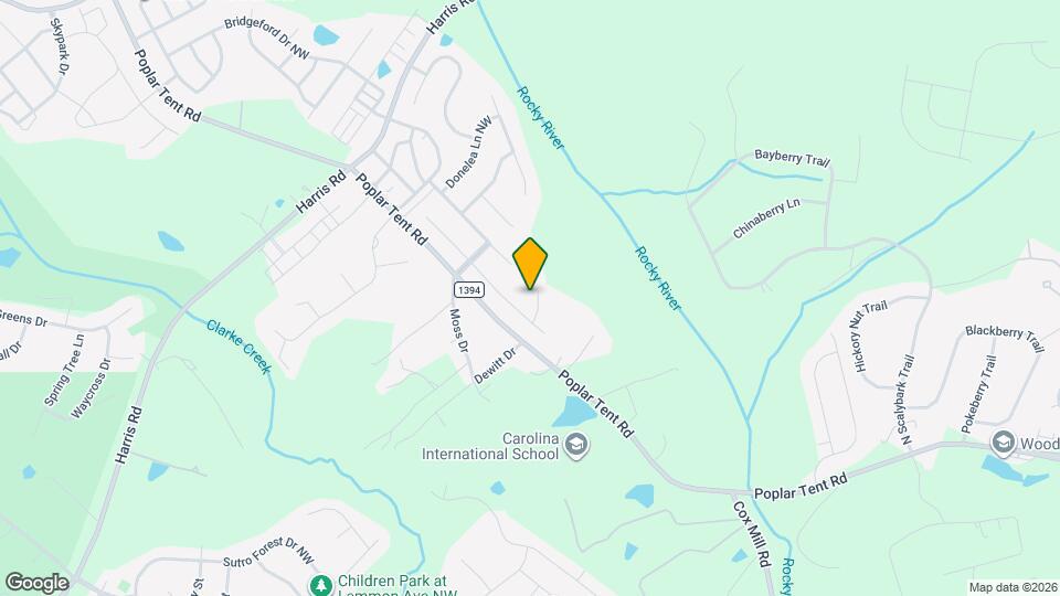 1196 Janrose Ct NW Map and Location Details