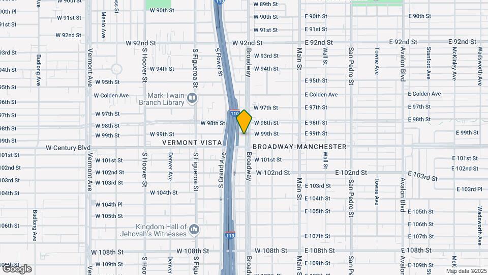 9905 S Broadway Mapa y Detalles de la Ubicación