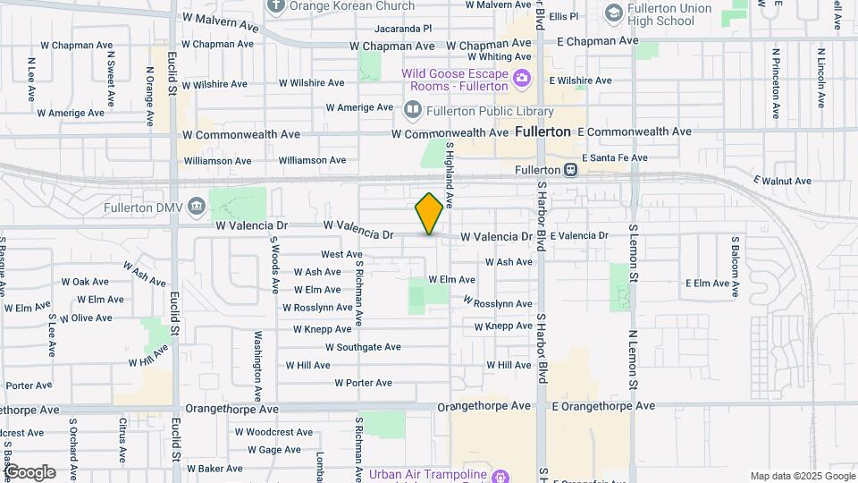 318 W Valencia Dr Map and Location Details