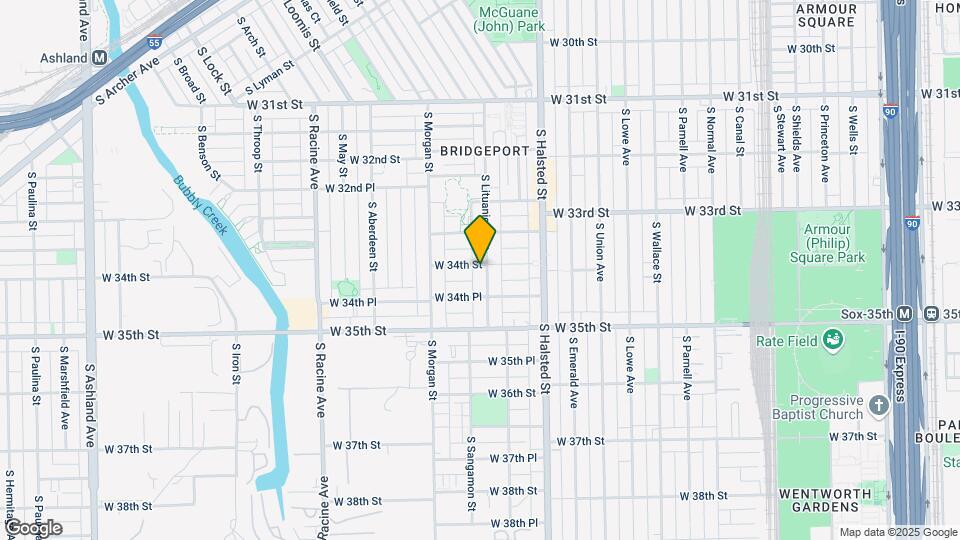 3400 S Lituanica Ave Map and Location Details