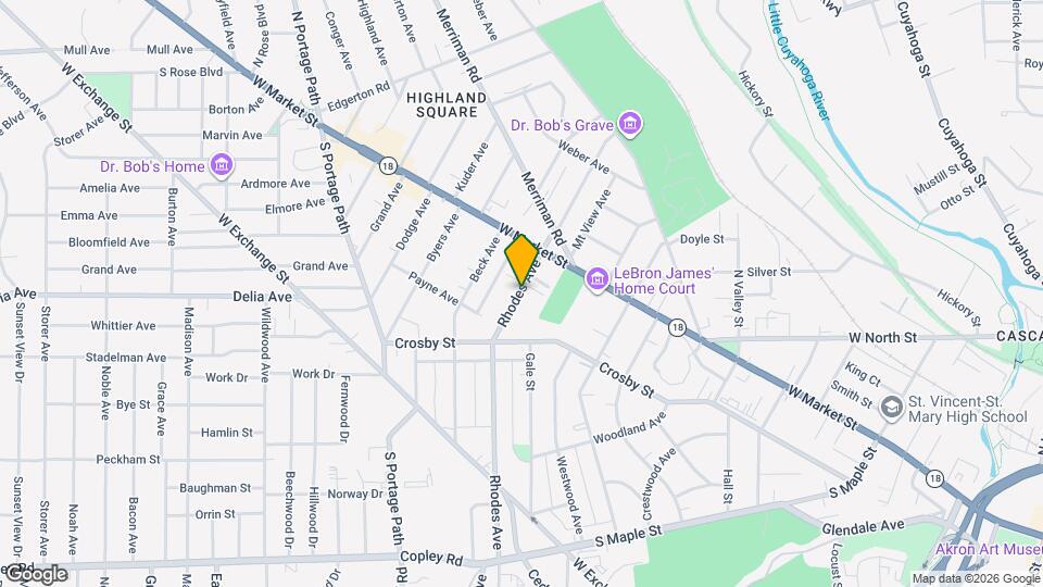 47 Rhodes Ave, Unit F Map and Location Details