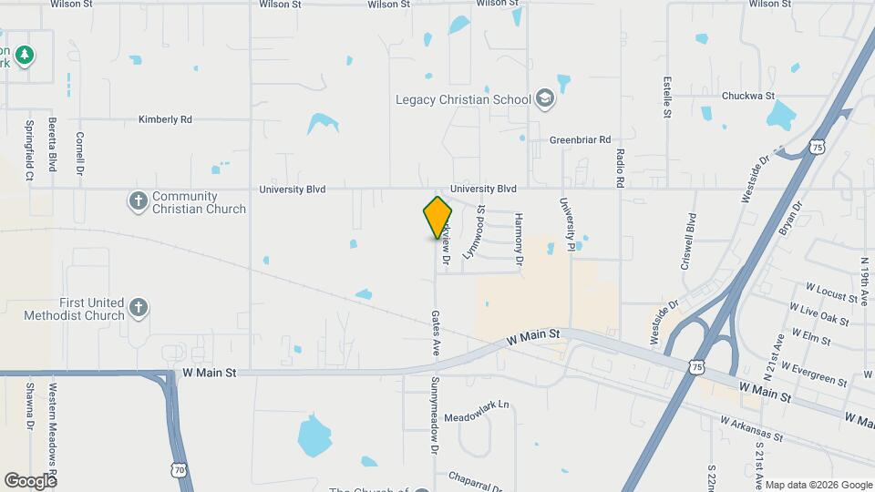 304 Gates Ave Map and Location Details