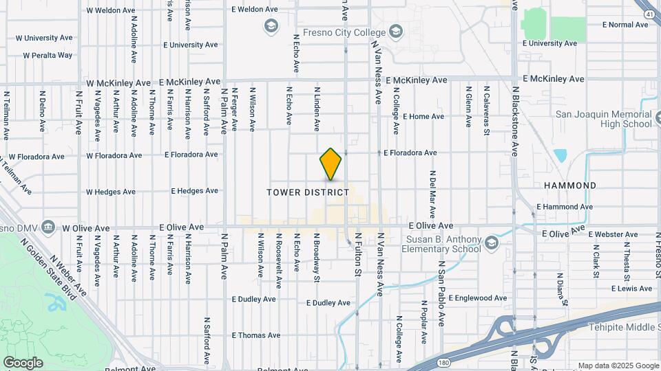 1330 N Linden Ave Map and Location Details