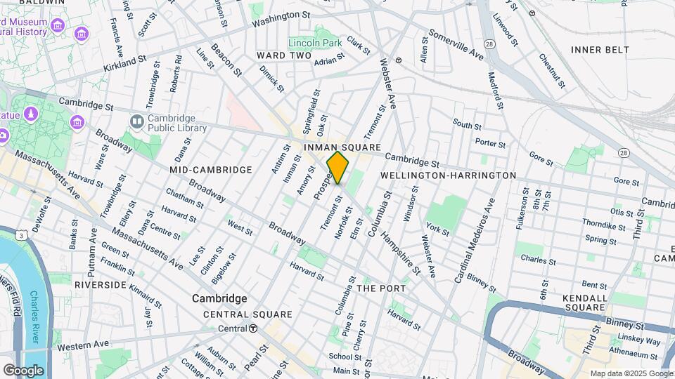 158 Hampshire St, Unit 4a Map and Location Details