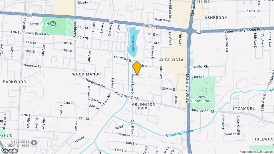 2101 Forest Lake Dr Map and Location Details