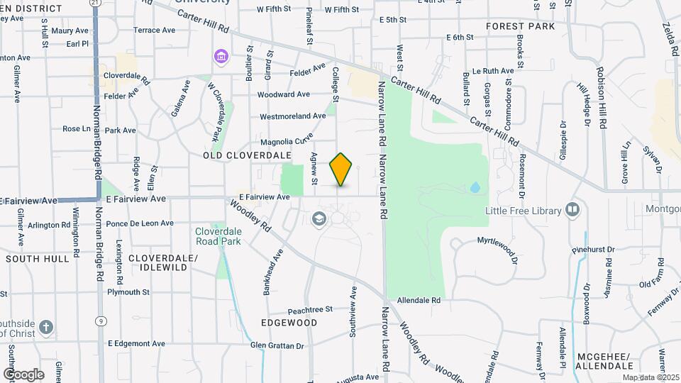 1505 E Fairview Ave Mapa y Detalles de la Ubicación
