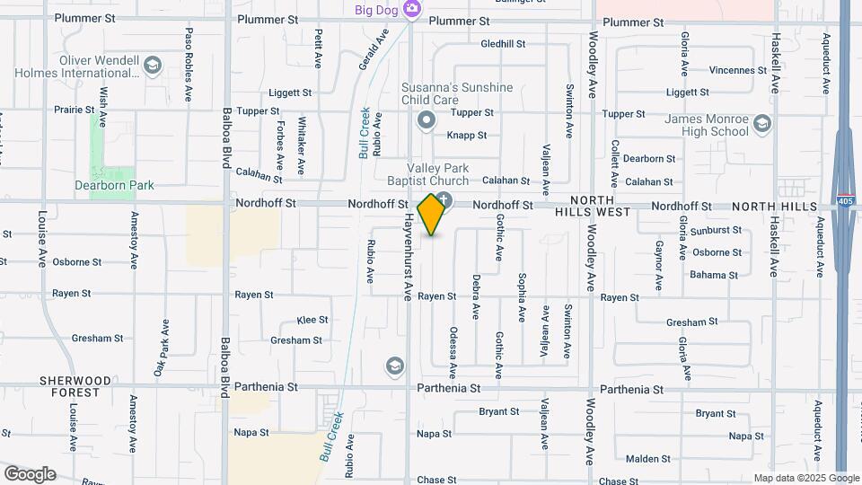 9009 Monogram Ave Map and Location Details