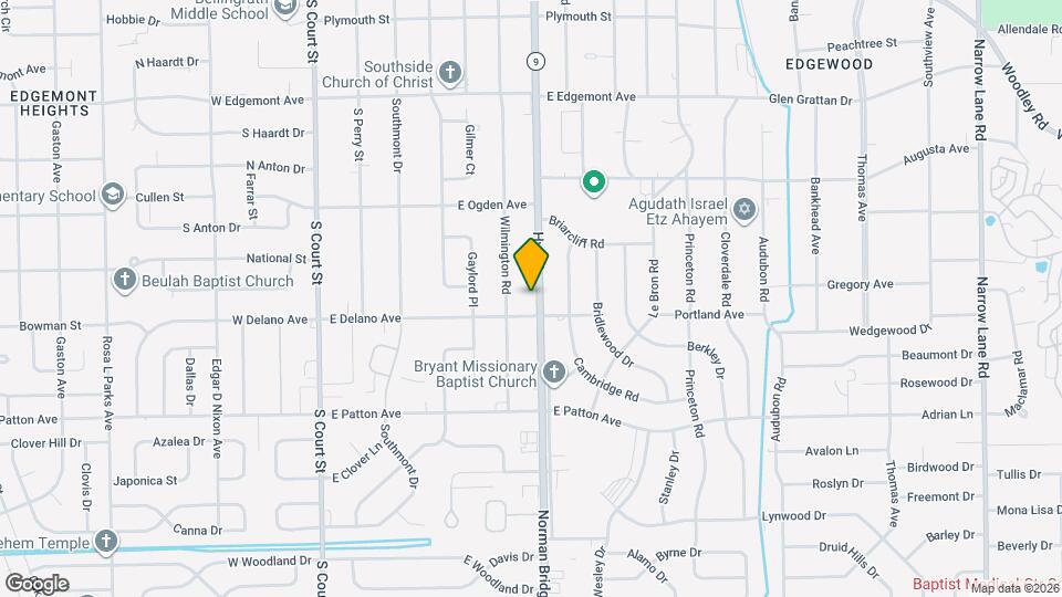 3584 Norman Bridge Rd Map and Location Details