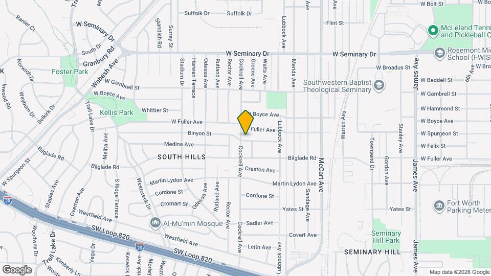 2908 Binyon St Map and Location Details