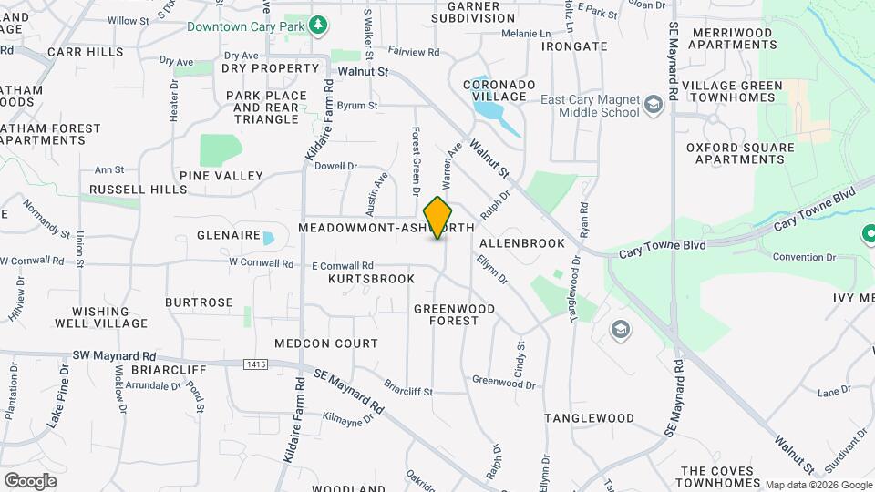 824 Warren Ave Mapa y Detalles de la Ubicación