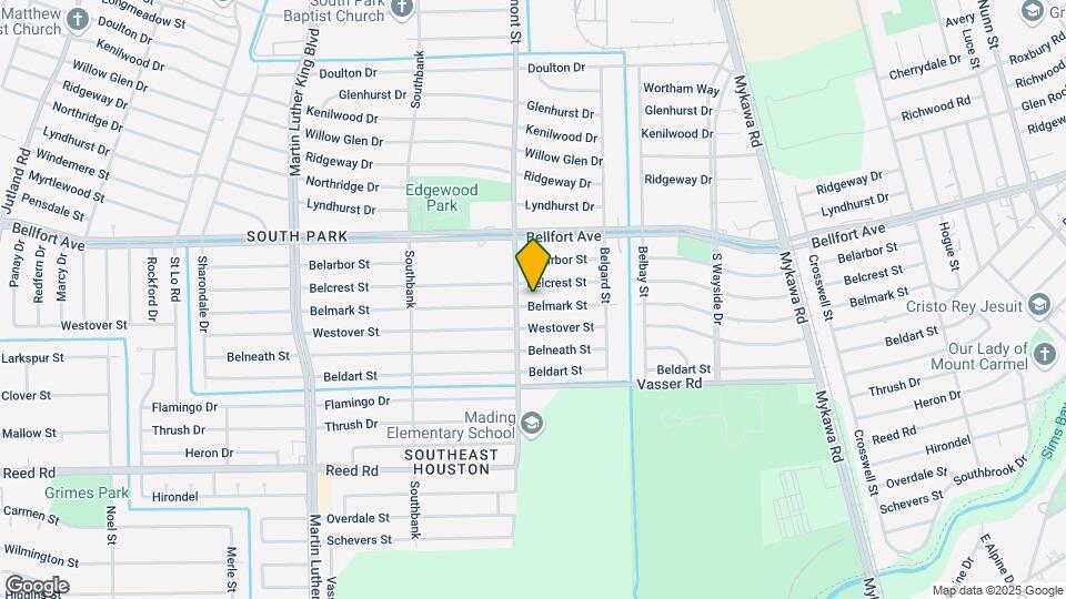 5911 Belmark St Map and Location Details