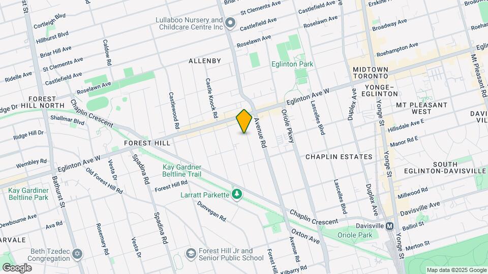 104 Braemar Ave Map and Location Details