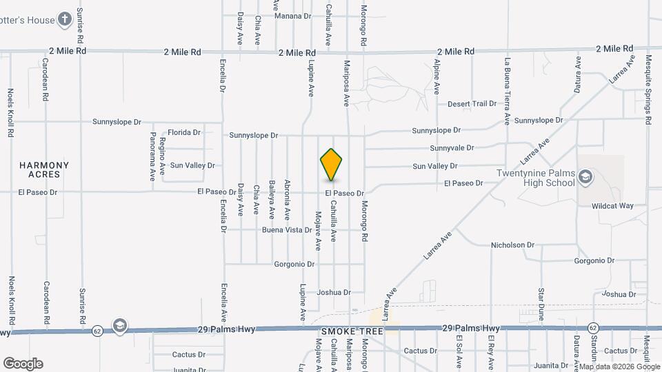6096 Cahuilla Ave Map and Location Details