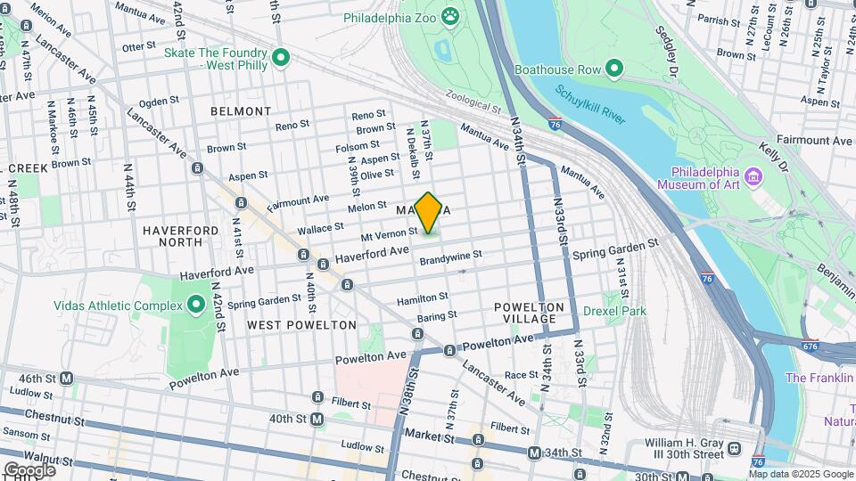 3715 Haverford Ave Map and Location Details