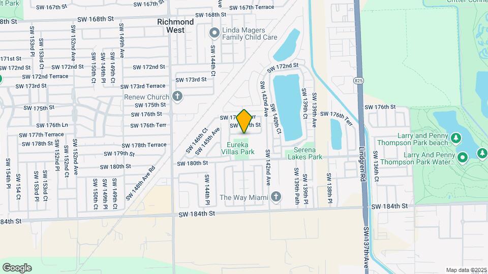 14274 SW 177th Terrace Map and Location Details