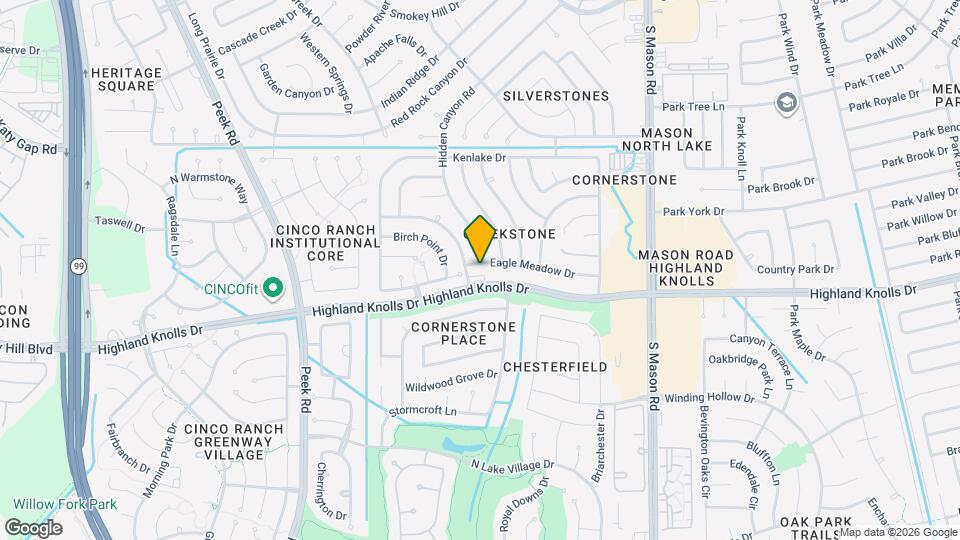 22227 Eagle Meadow Dr Map and Location Details