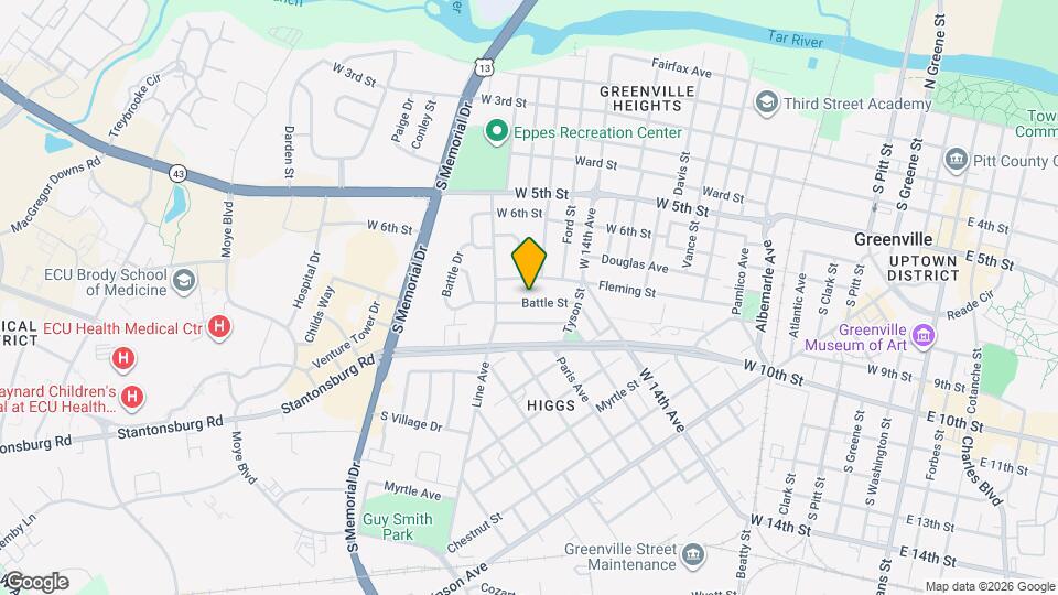 1220 Battle St Map and Location Details