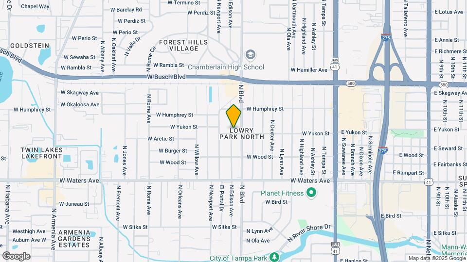 909 W Yukon St Map and Location Details