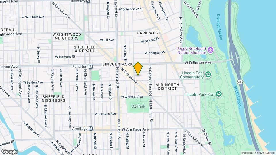 648 W Belden Ave Mapa y Detalles de la Ubicación