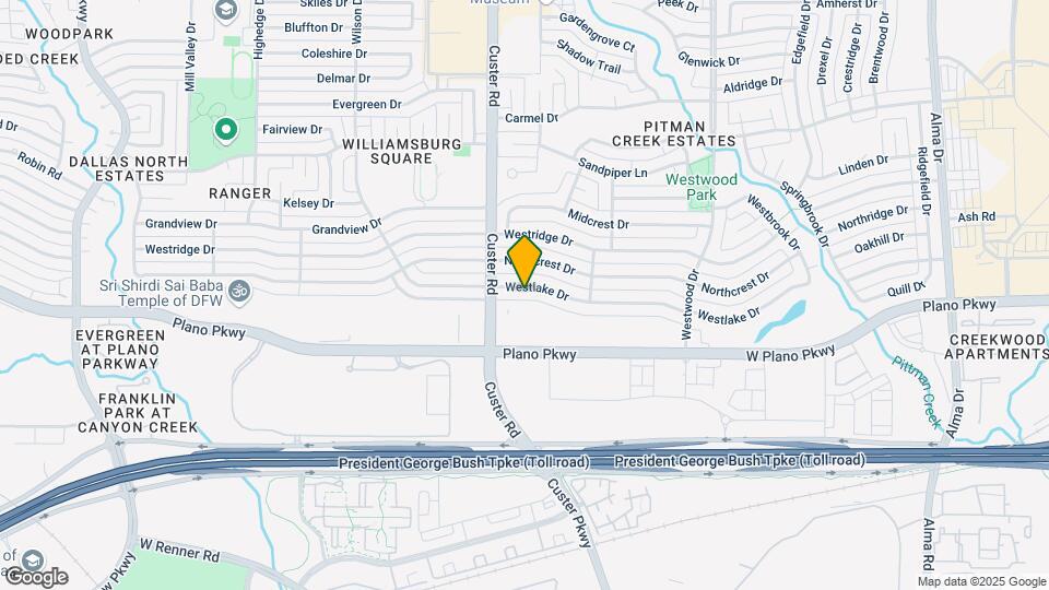 2012 Westlake Dr Map and Location Details