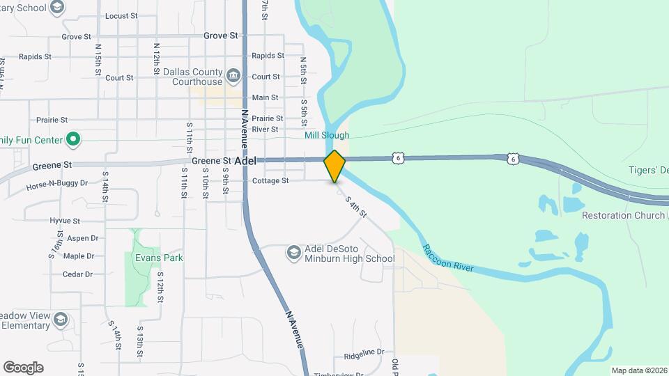 510 S 4th St Map and Location Details