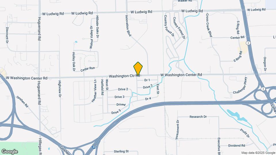 2737 W Washington Center Rd Map and Location Details