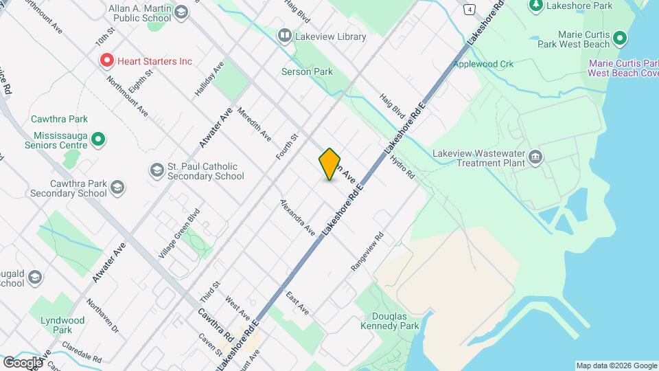 1038 Edgeleigh Ave Map and Location Details