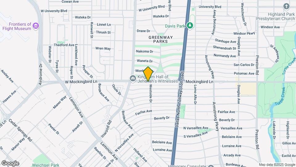 5346 W Mockingbird Ln Map and Location Details