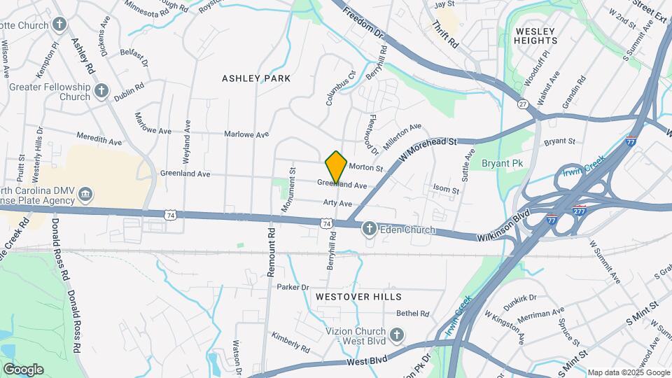 2401 Greenland Ave Map and Location Details