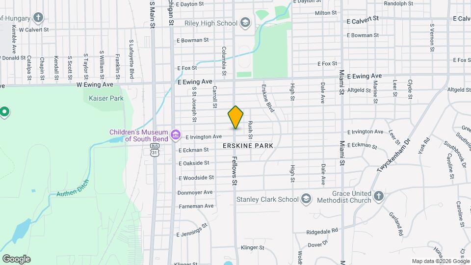 501 E Irvington Ave Mapa y Detalles de la Ubicación