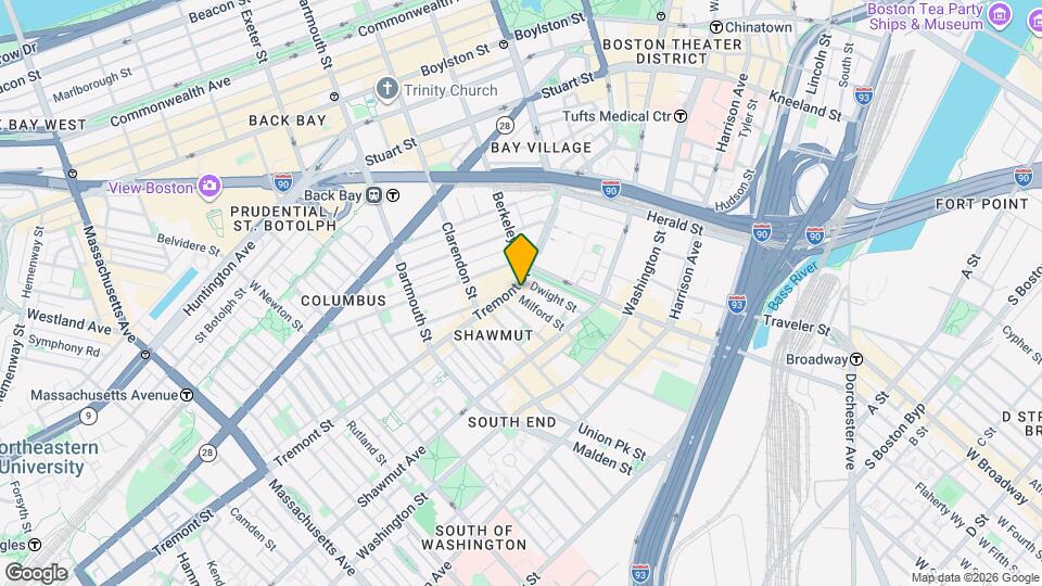 532 Tremont St Map and Location Details