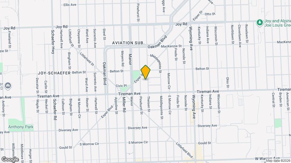 8083 Mendota St Map and Location Details