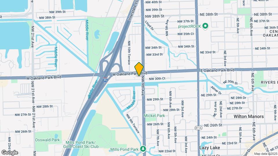 909 NW 30th Ct Map and Location Details
