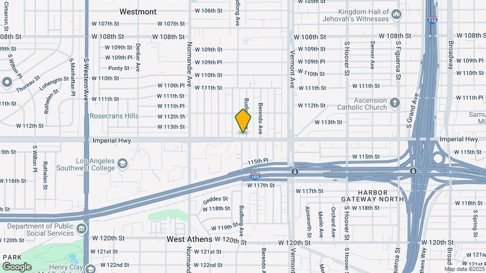 1201-1209 W Imperial Hwy Mapa y Detalles de la Ubicación
