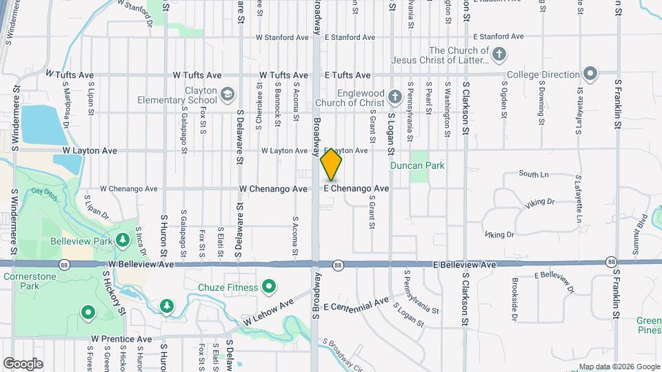 55 E Chenango Ave Map and Location Details